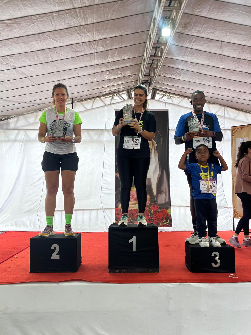 Pódio — Prêmio por Equipe · 2ª Corrida Santa Rita