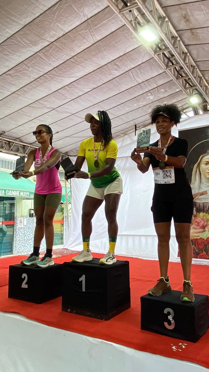 Pódio — Corrida Feminino · 2ª Corrida Santa Rita
